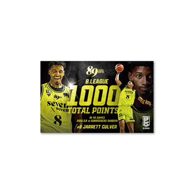 #8 ジャレット・カルバー選手 Bリーグ通算1,000得点記念ステッカー